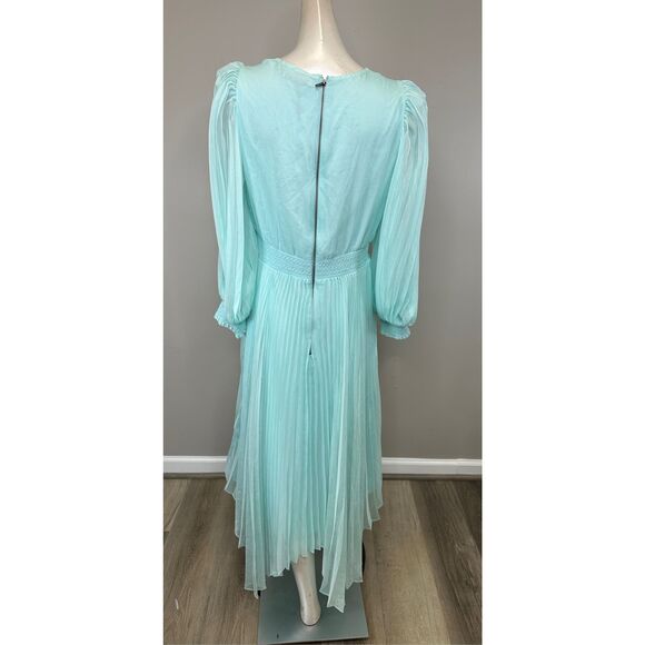 NWT ALICE + OLIVIA Sion Pleated Midi-Dress SIZE 10 $550 - Picture 7 of 10